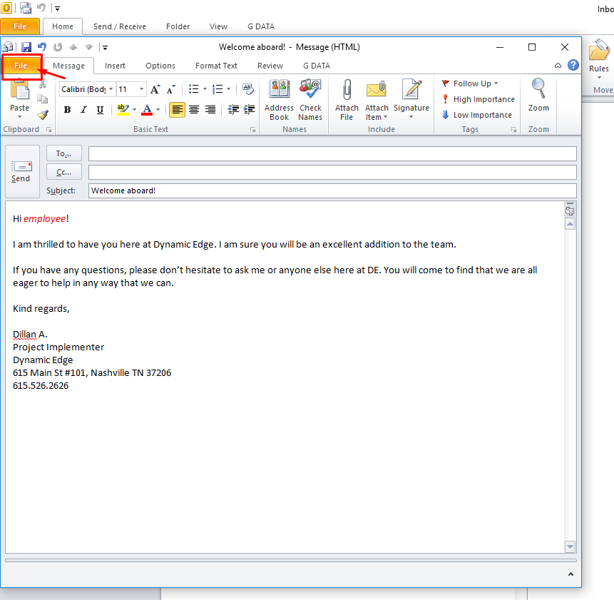 How To Make A Template Email In Outlook Online